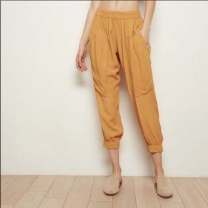 Anthropologie The Odells blush slouchy pant